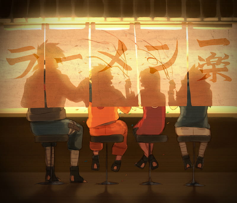 Ramen . Equipo 7 naruto, Naruto team 7, Naruto kakashi, Ichiraku, HD wallpaper