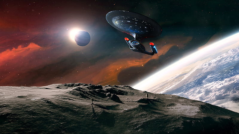 Moon Nebula Planet Space Star Trek Star Trek, HD wallpaper