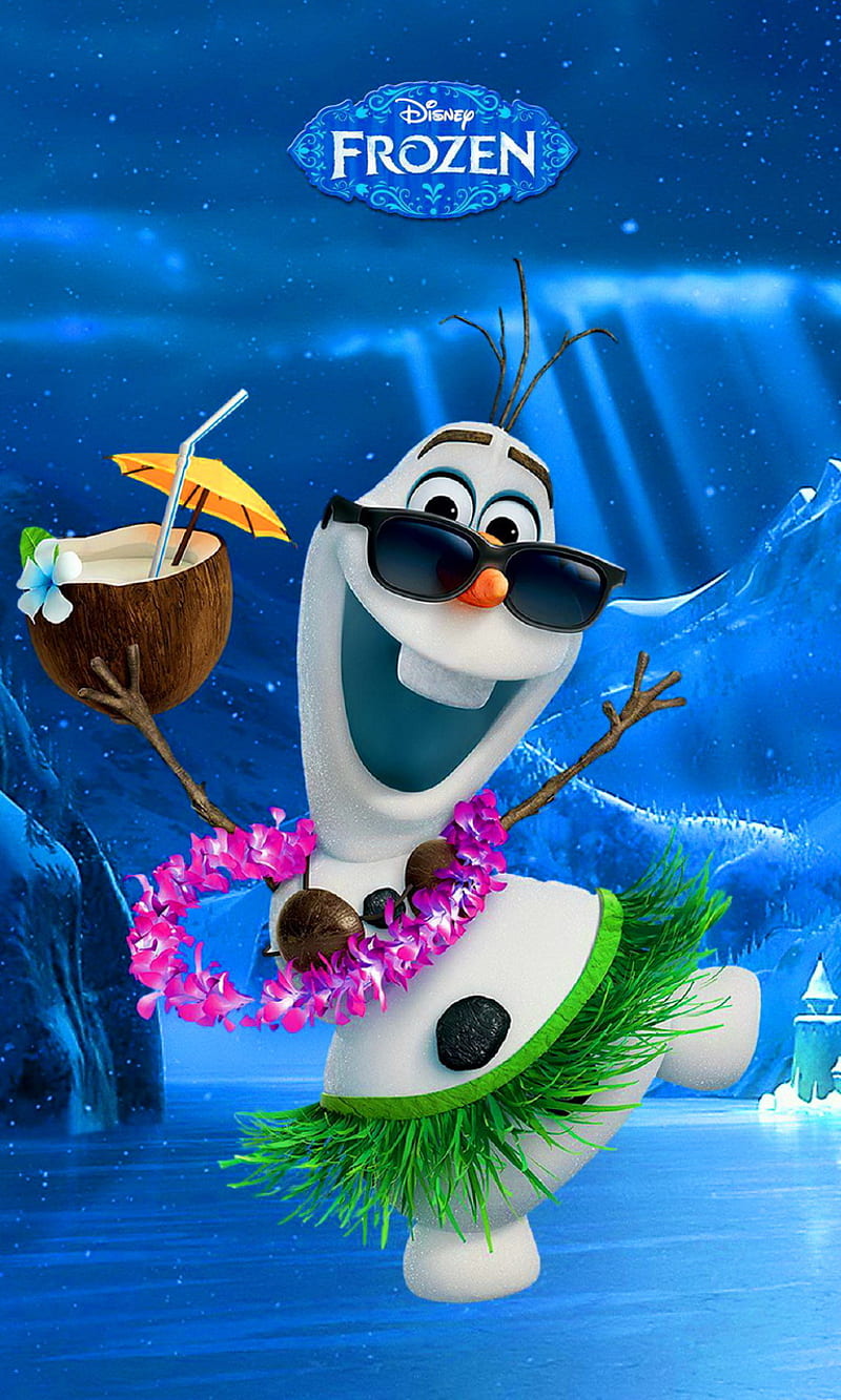 Olaf Snowman, cartoon, character, frozen movie 2013, HD phone wallpaper