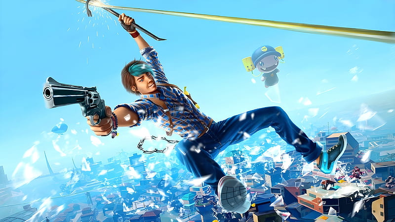 Sunset Overdrive Wallpaper  Sunset overdrive, Sunset city, Sunset