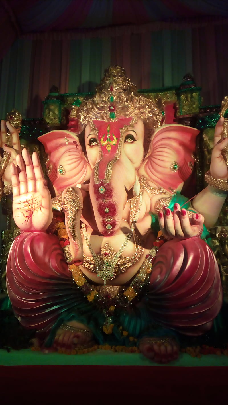 Ganpati bappa moraya, bappa moraya, lord, HD phone wallpaper