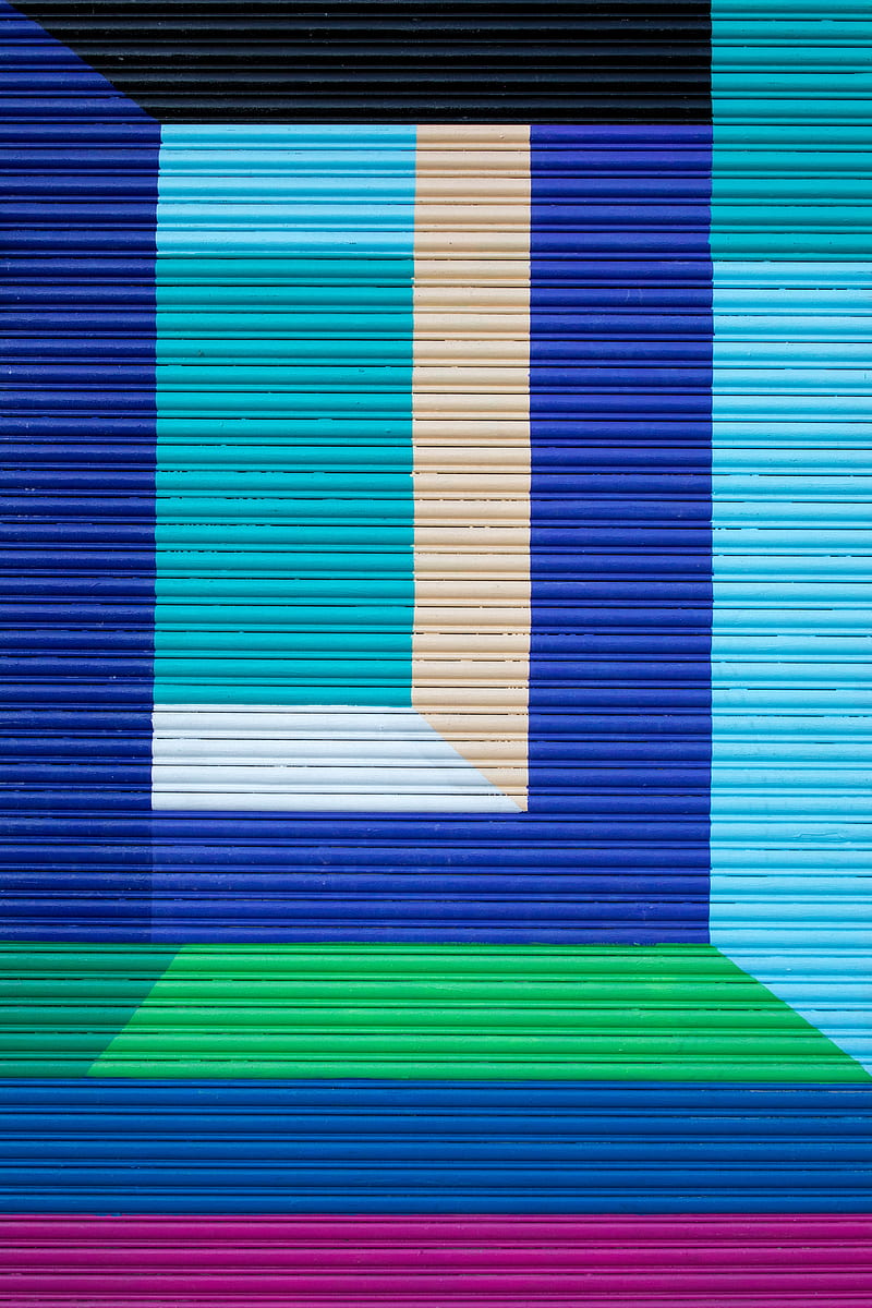 wall, paint, colorful, geometric, abstraction, modern art, HD phone wallpaper