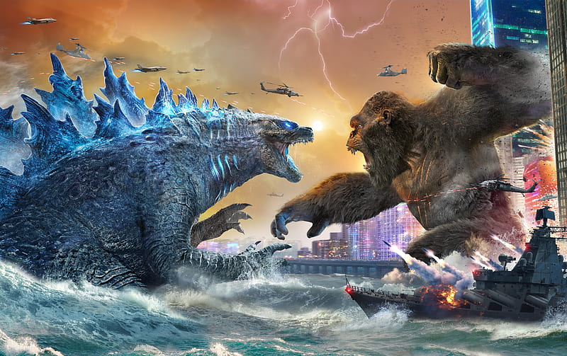 Movie, Godzilla vs Kong, HD wallpaper