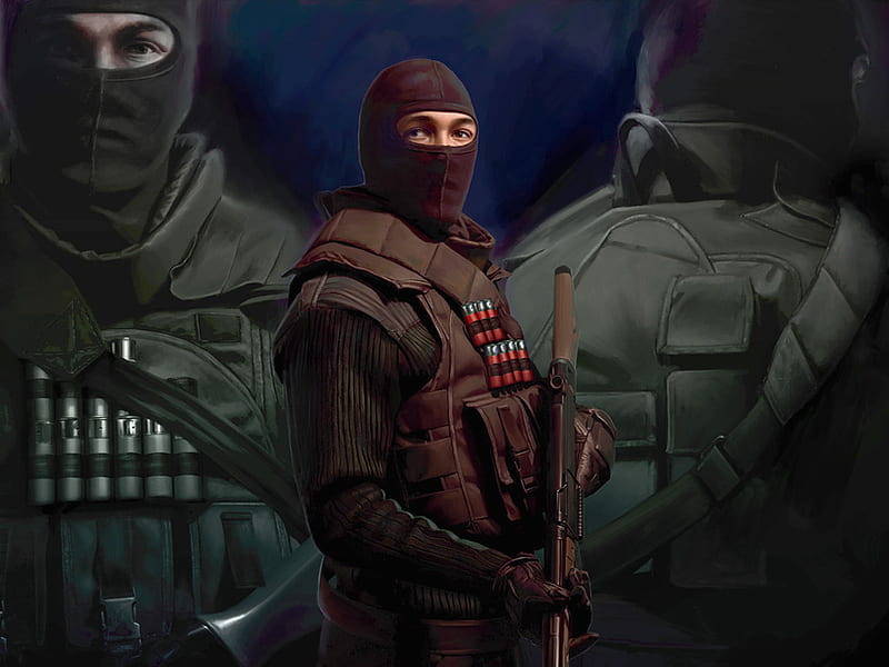 Tom Clancy-Rainbow Six- Lockdown, shooting, soldier, vidoe game, tom clancy, adventure, HD wallpaper
