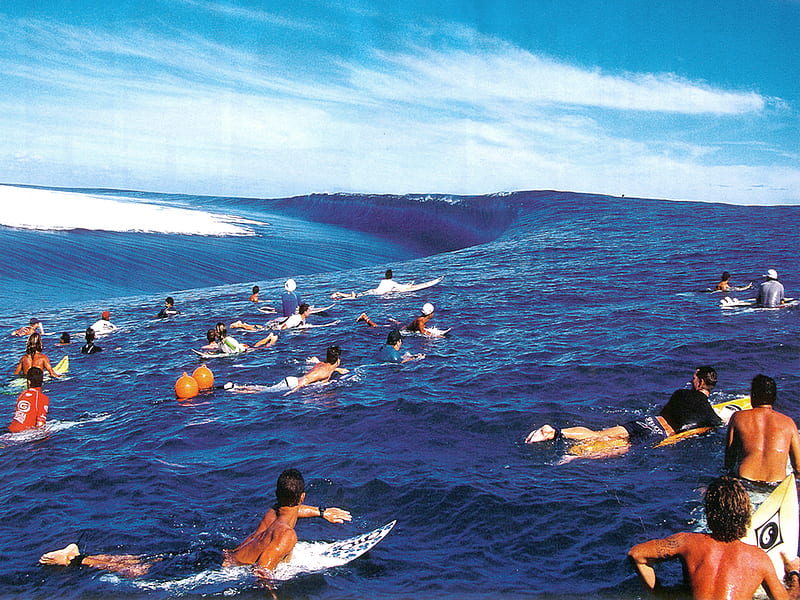 Untitled , teahupoo, surf, surfing, tahiti, wave, HD wallpaper