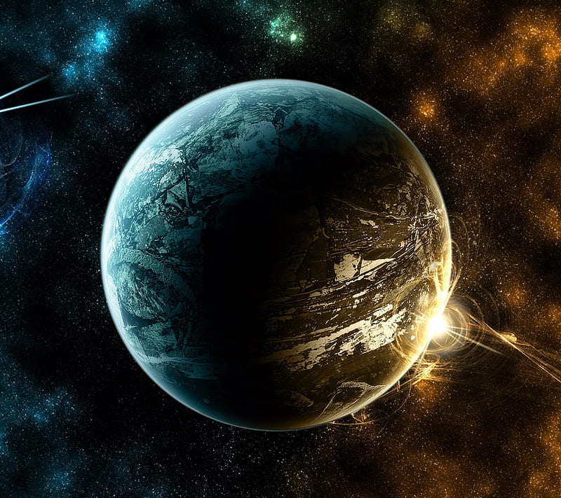 Planet, space, world, HD wallpaper