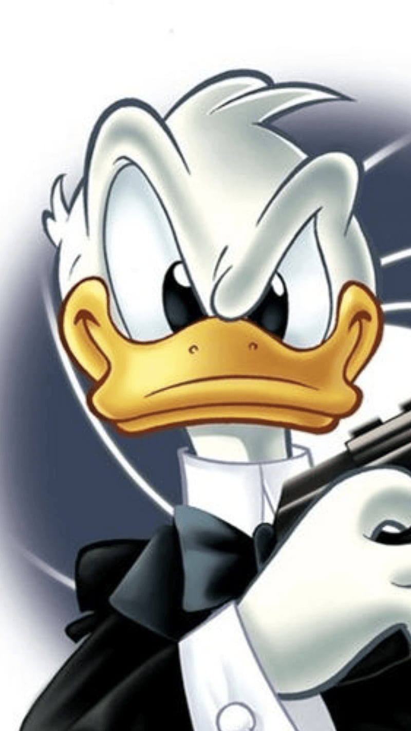 Angry Duck , donald duck angry, animation, cartoon, doanld duck, HD phone wallpaper