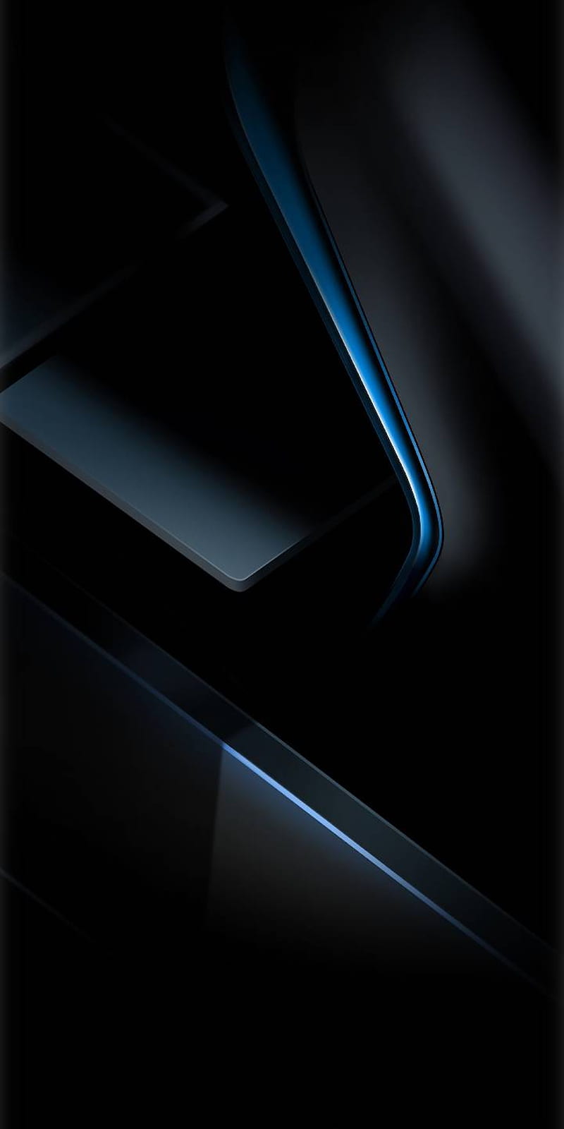 Edge, black, dark, techno, HD phone wallpaper
