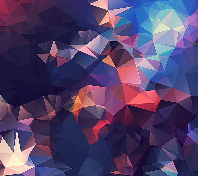 low poly 19, abstract, cool, low poly, HD wallpaper