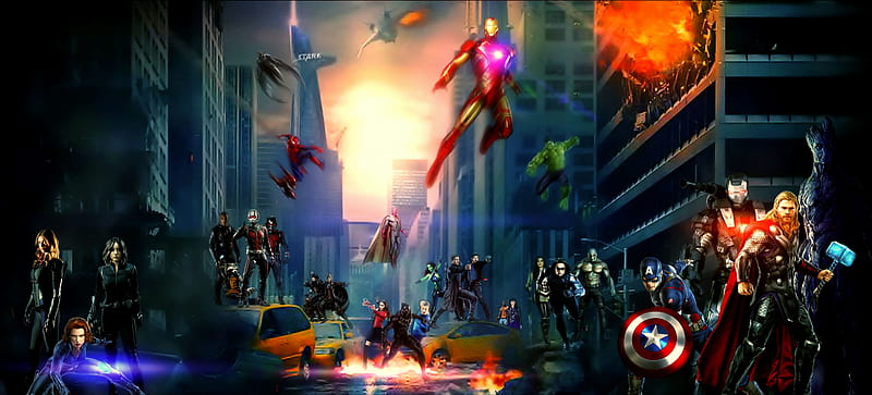 Avengers And Agents Of Shield, avengers, agents-of-shield, artist, artwork, superheroes, HD wallpaper