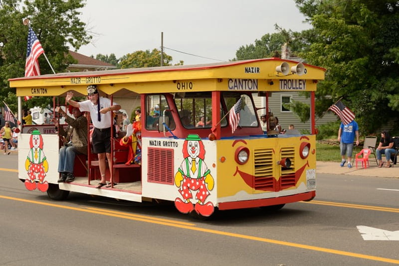 Canton Trolley, classic trolley, canton ohio, trolley, canton, HD wallpaper