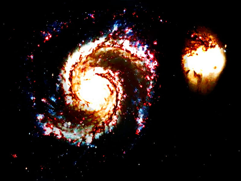 Nebula, stars, space, darkness, open, lights, HD wallpaper