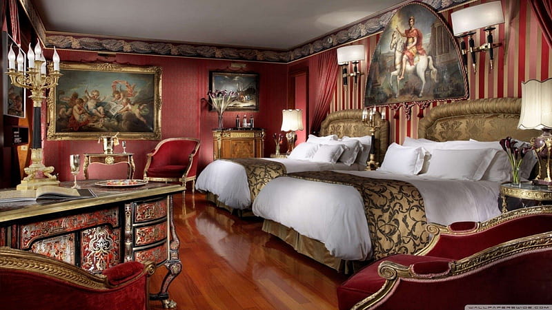 Classic bedroom, super, dormitor, clasic, bun, HD wallpaper