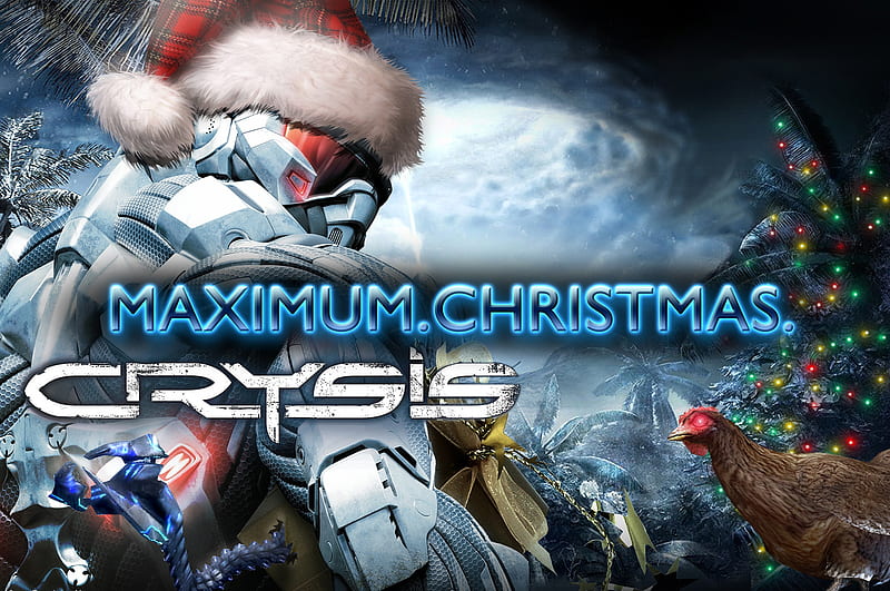 Crysis Maximum Christmas, Gamer Christmas, HD wallpaper