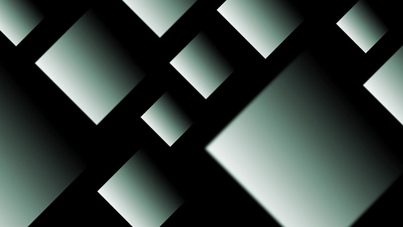 Abstract, Shadow, Grey, Cube, Geometry, Black & White, HD wallpaper
