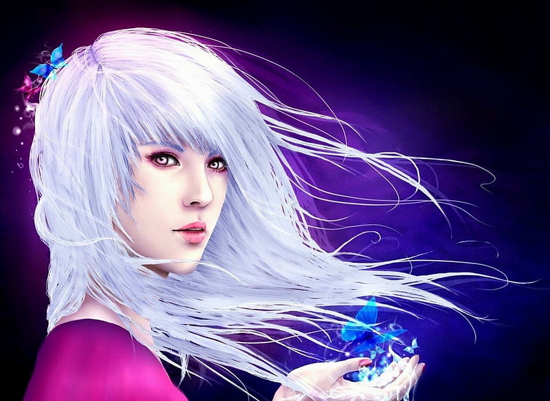 720P free download | White Hairs, magic, white, hairs, women, HD