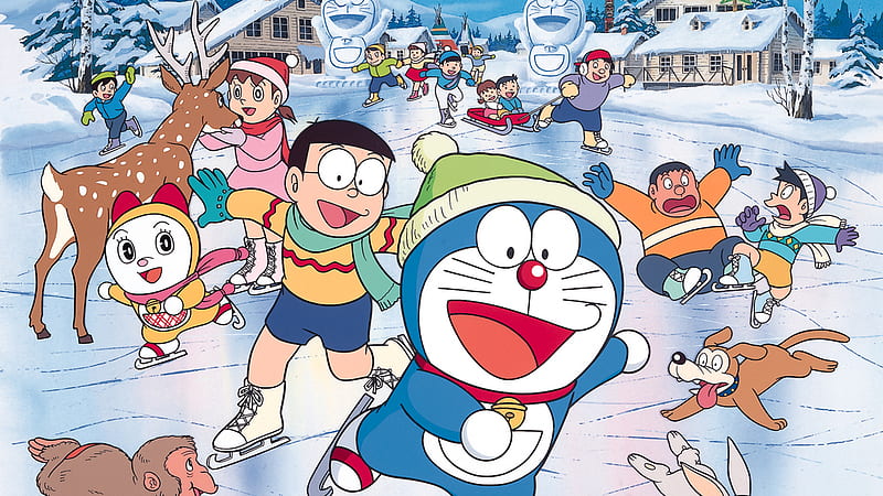 Friendship Of Nobita And Doraemon Doraemon, HD wallpaper