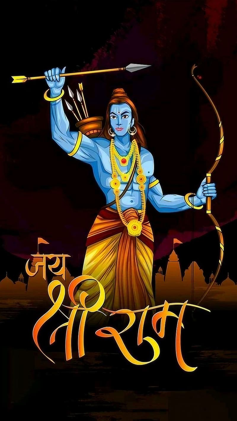 Jai Shri Ram, Painting Art, lord ram, god, laxman, lord hanuman ...