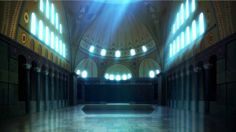 SAO: Monument of Life, pretty, house, glow, scenic, hall, sparks, dome, bonito, sweet, nice, anime, beauty, room, scenery, light, lovely, window, sword art online, building, sao, scene, ceiling, landscape, HD wallpaper