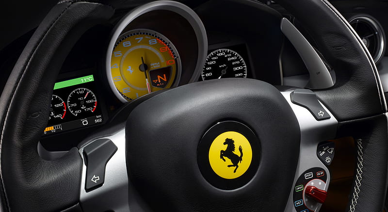 Ferrari FF - Interior , car, HD wallpaper