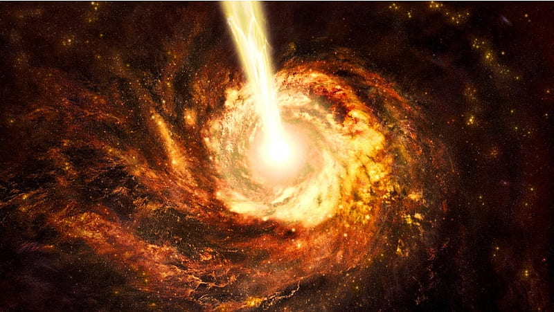 Black Hole Starship, HD wallpaper
