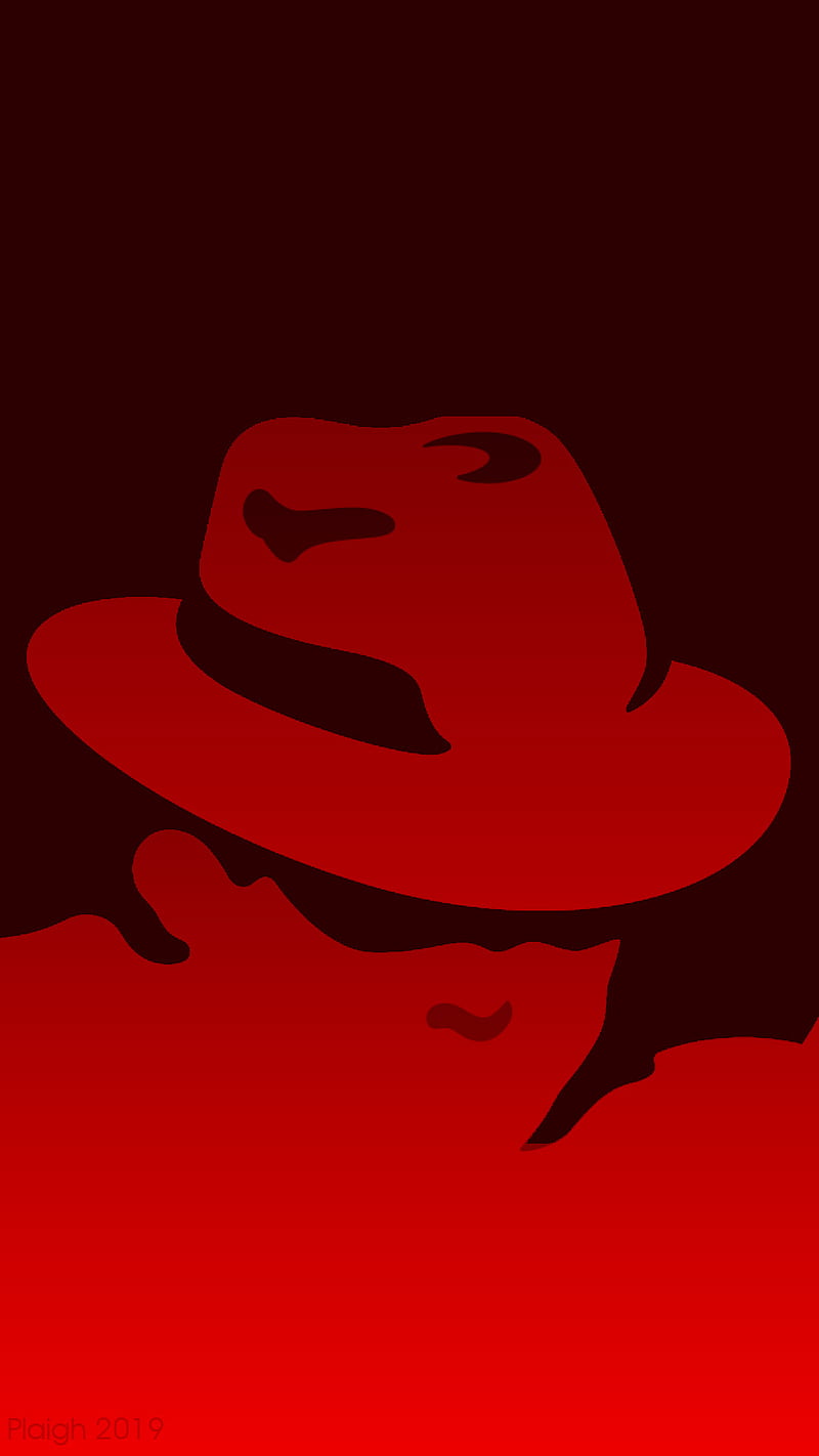 Redhat, red, hat, os, technology, man, HD phone wallpaper