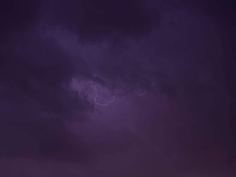 lightning, storm, clouds, sky, HD wallpaper