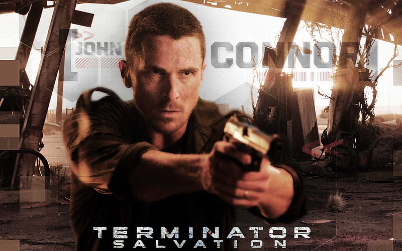 Terminator Salvation, t4, john connor, movie, HD wallpaper