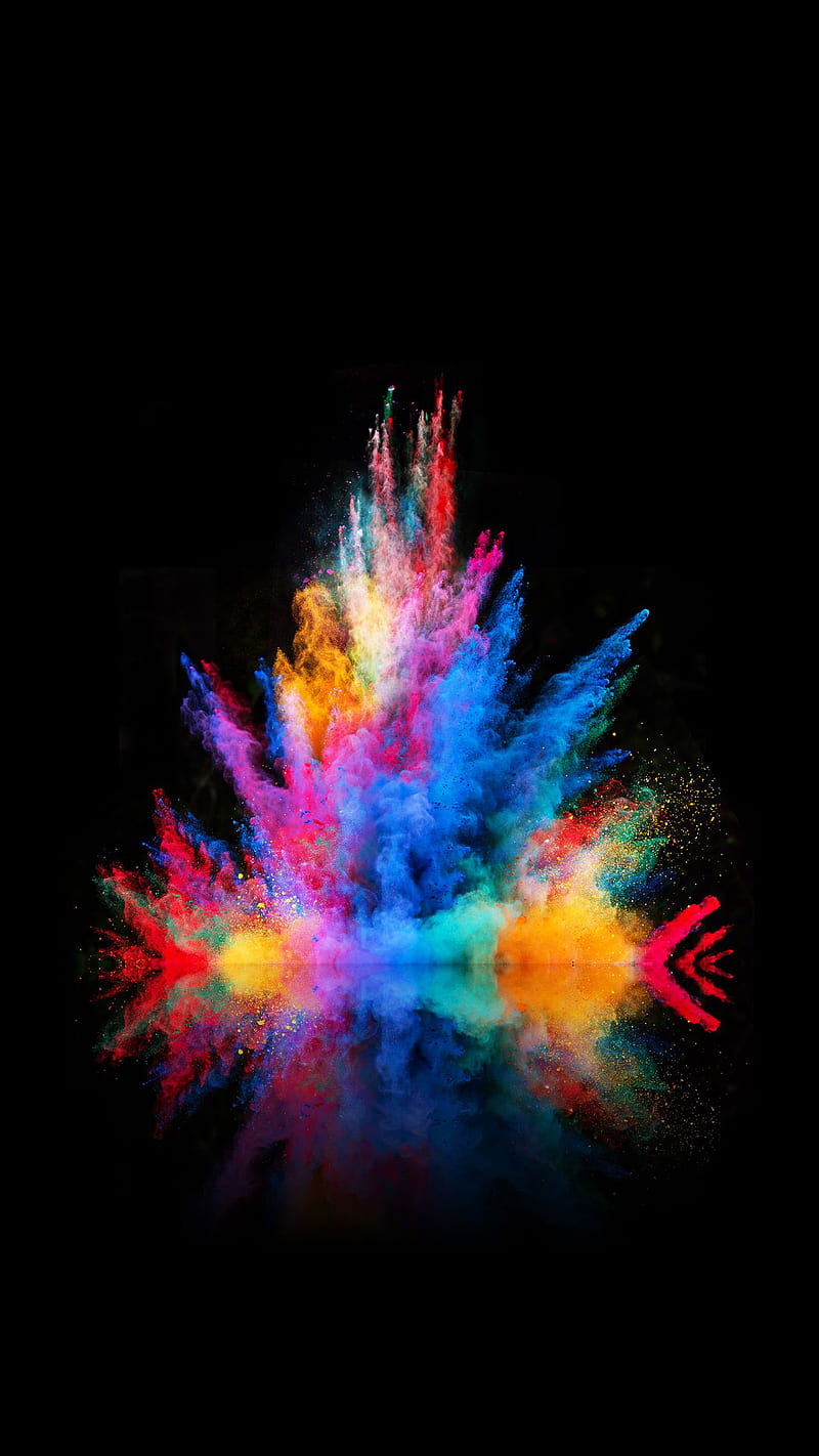 Boom Color, burst, colorful, colors, elegance, explosion, splash, HD phone wallpaper