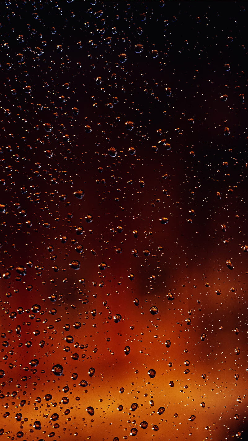 Water drops, Lui, amazing, area, background, backgrounds, bonito, black, calm, cool, dark, dope, easy, fire, get ready, good, great, hot, iPhone, motivation, mystique, orange, pattern, rain, raining, ready, simple, smartphone, strong, surface, texture, , wet, HD phone wallpaper