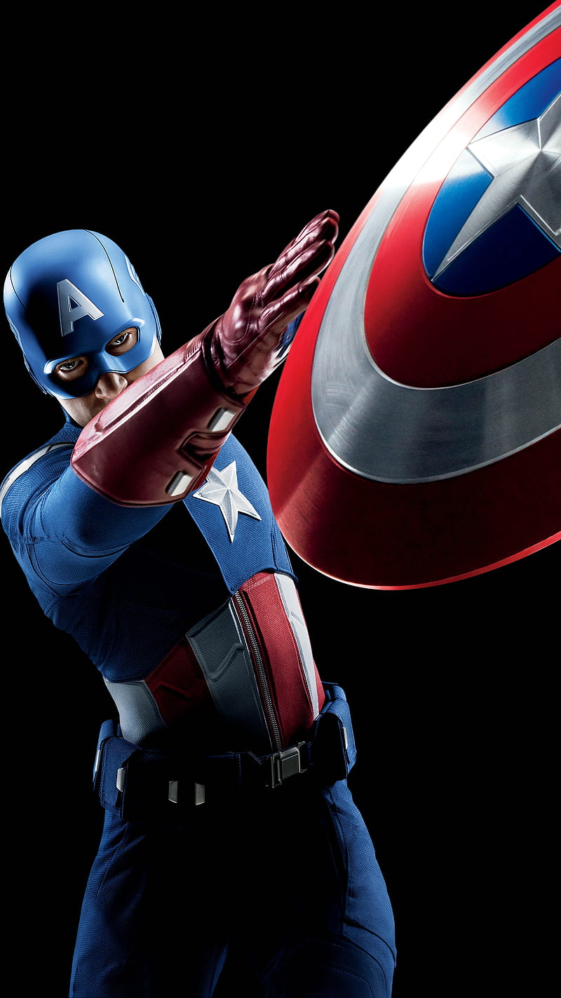 Captain America, avenger, shield, steve rogers, HD phone wallpaper ...