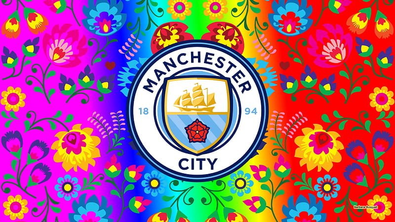 Manchester City F.C., Emblem, Manchester City FC, MCFC, Manchester City, Manchester City Football Club, Logo, Man City, Sport, Football, Soccer, HD wallpaper