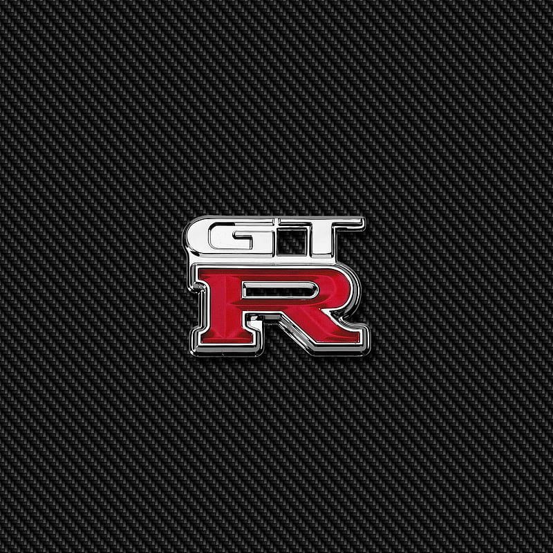 GTR Carbon, badge, emblem, logo, nissan, HD phone wallpaper