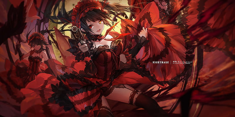 kurumi, date a live, kurumi tokisaki, spirit, HD wallpaper