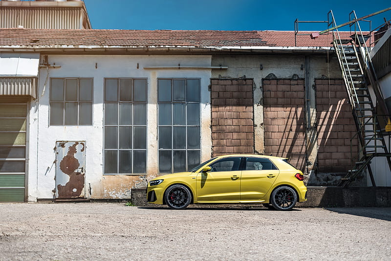 Audi, Audi A1, Car, Compact Car, Yellow Car, HD wallpaper