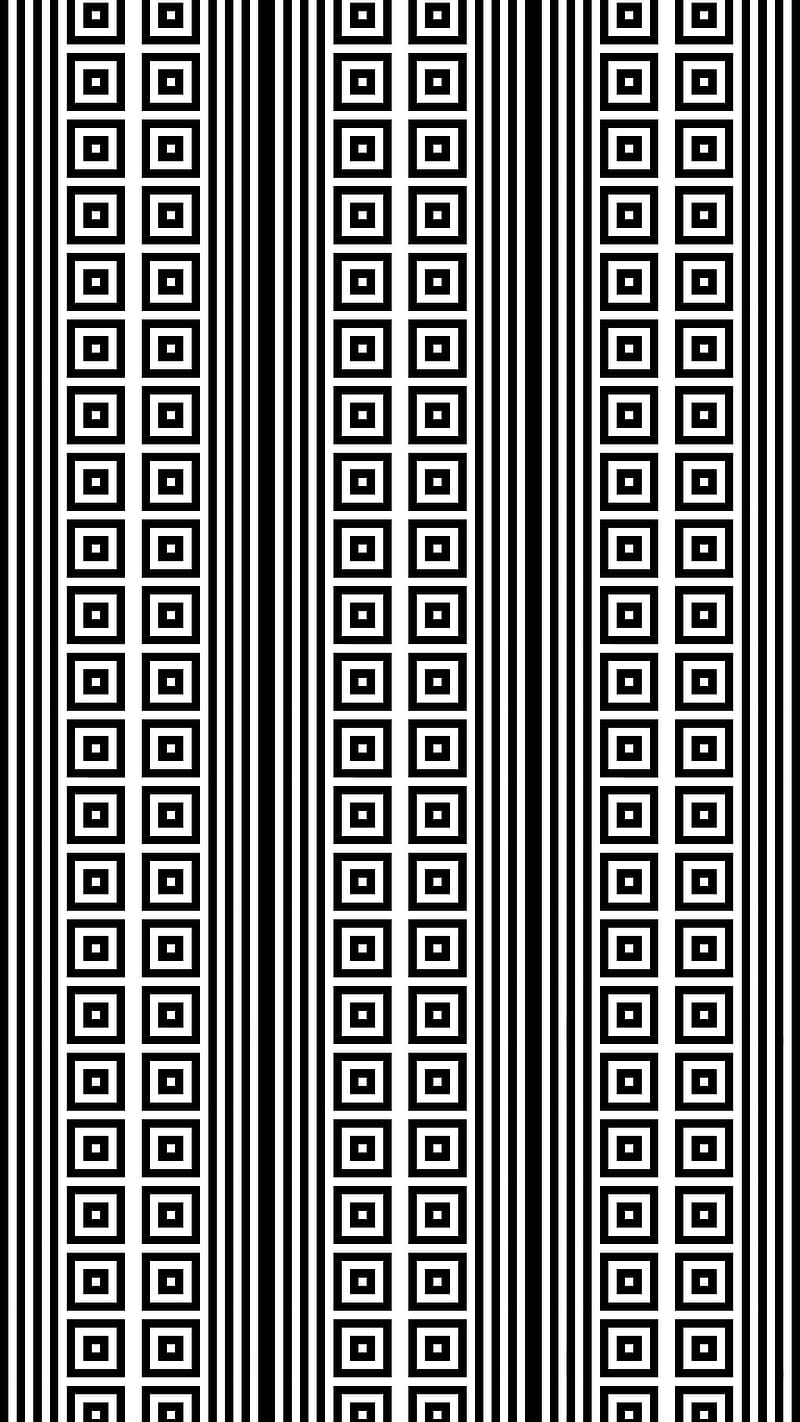 Lift with squares, Divin, Lift, abstract, black, black-white, effect, geometric, graphic, illusion, illusive, kinetic, line, minimal, op-art, optical, pattern, scale, square, striped, stripes, texture, tile, visual, white, HD phone wallpaper