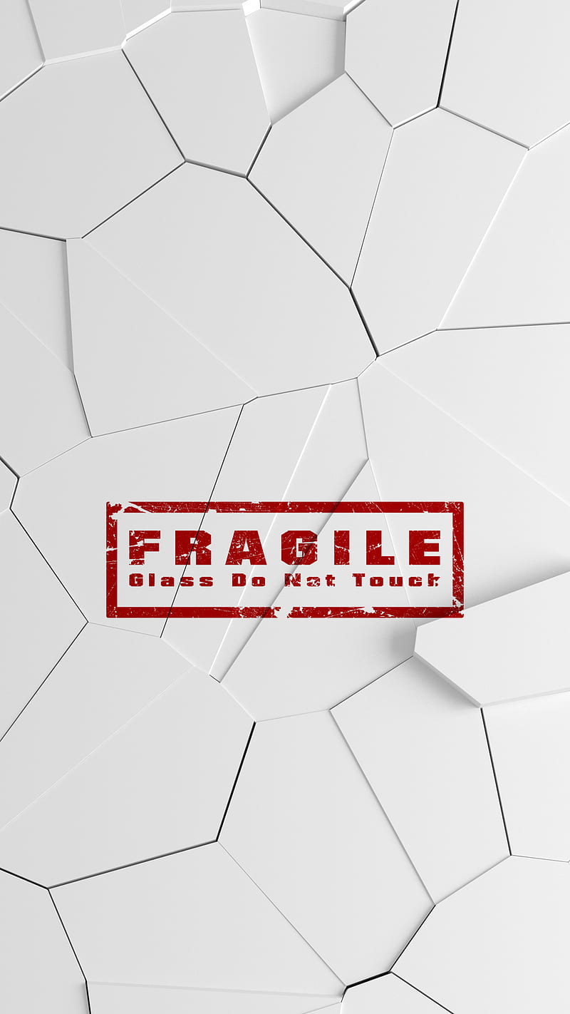 Fragile Glass, Bertil, broken, crushed, lines, red, shattered, signsandsayings, smashed, text, white, words, HD phone wallpaper