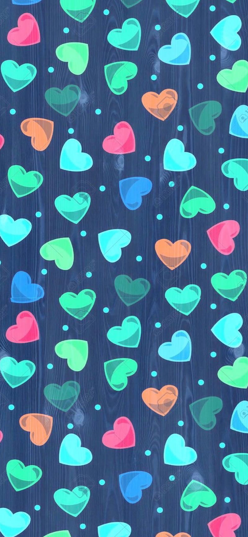 Corazones, colorful, cute, girly, heart, pattern, HD phone wallpaper |  Peakpx