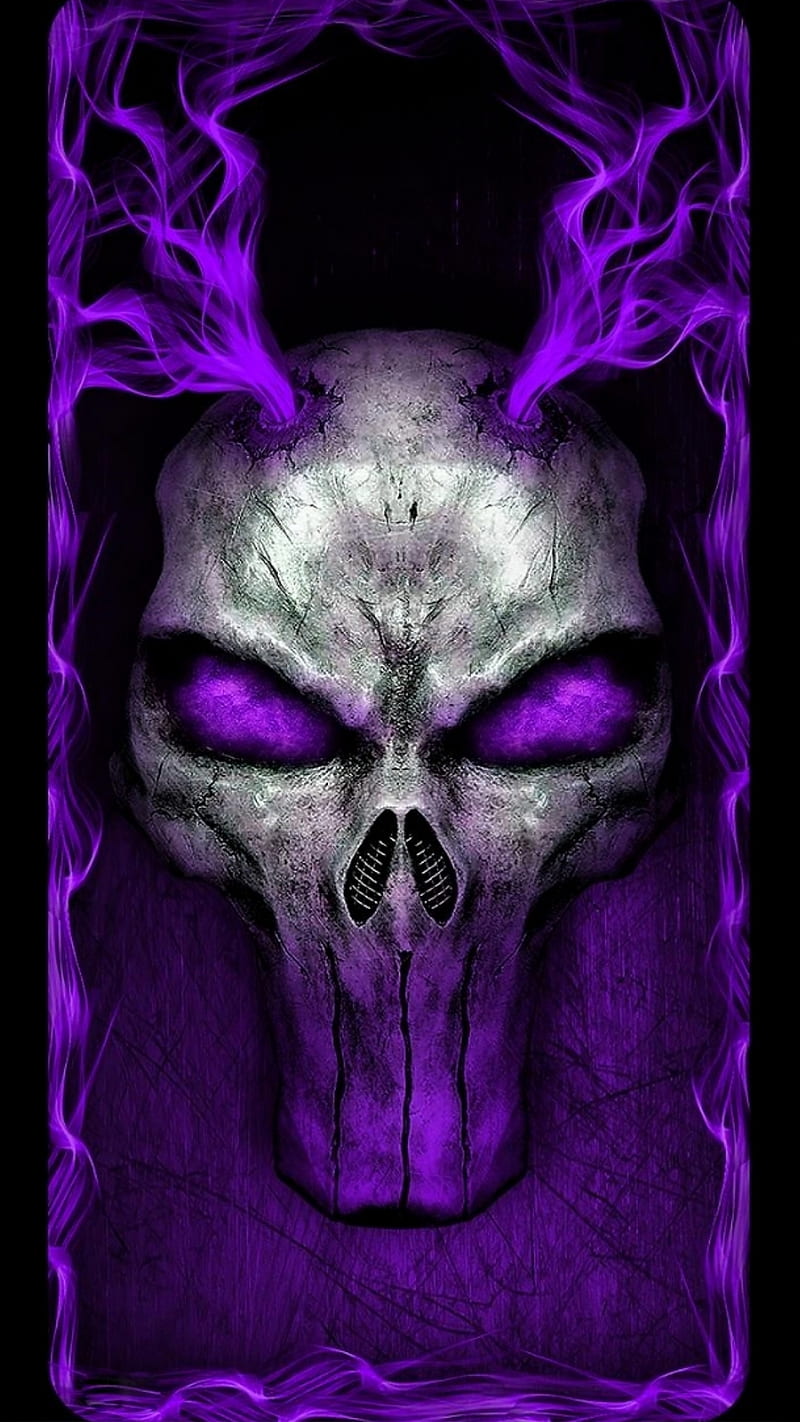 demon skull wallpaper