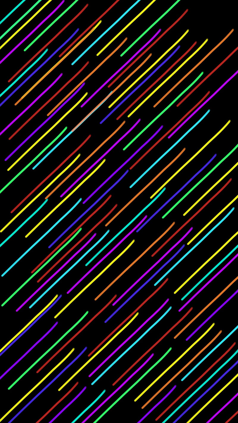 Lines, blue, color, colors, cyan, multiple, pink, rainbow, red, yellow, HD phone wallpaper