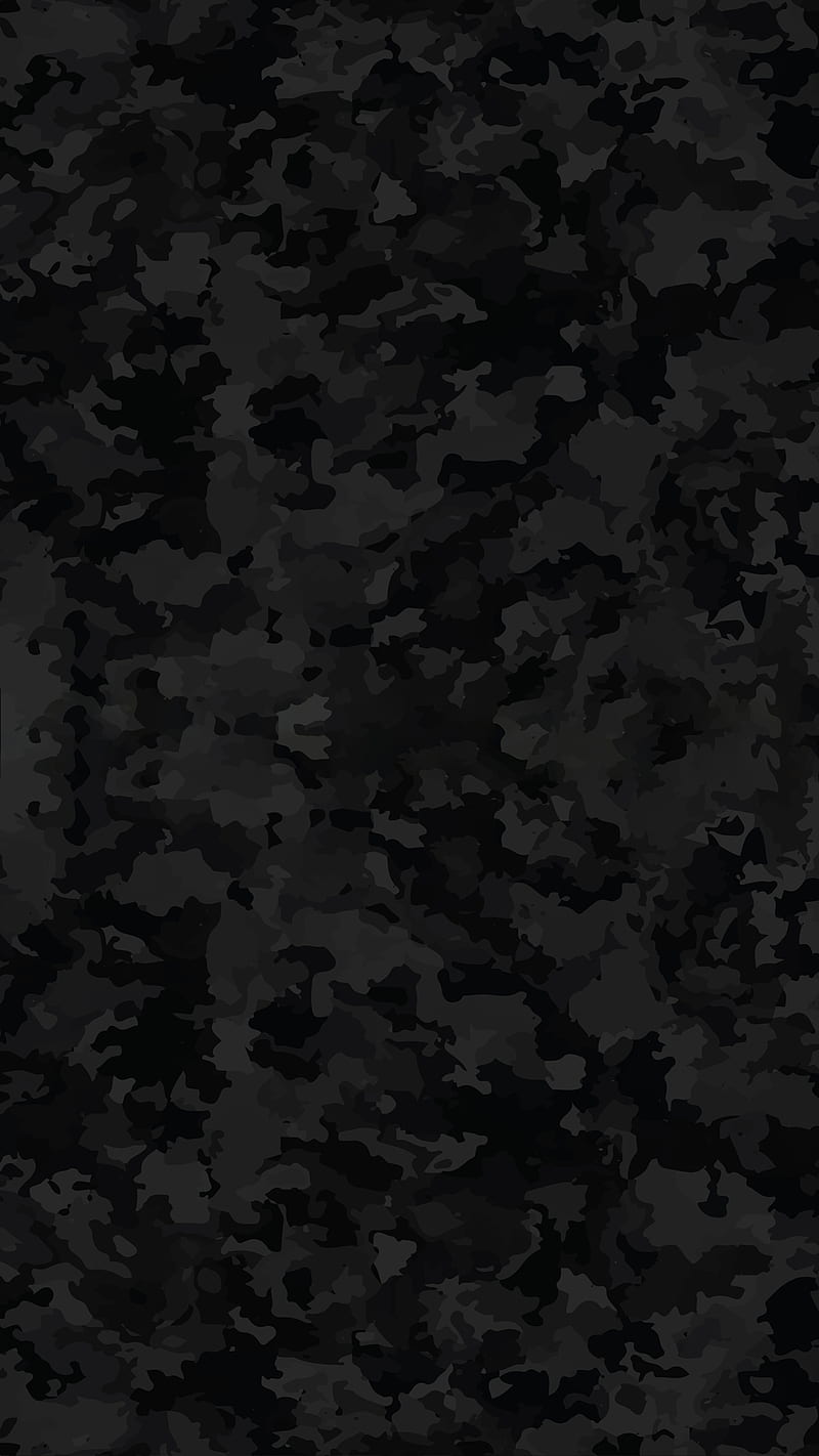 Midnight Camo, 929, black, camouflage, dark, gray night, pattern, HD phone  wallpaper