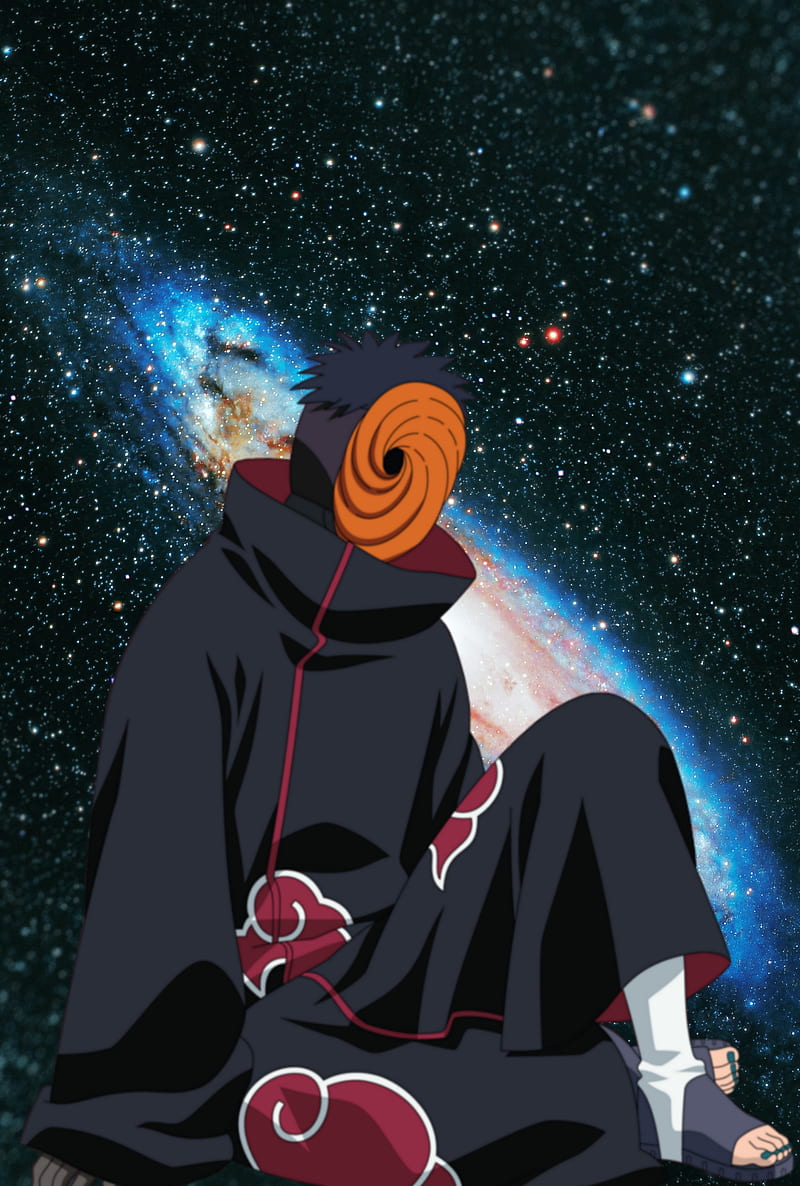 OBITO UCHIHA, electric blue, art, HD phone wallpaper