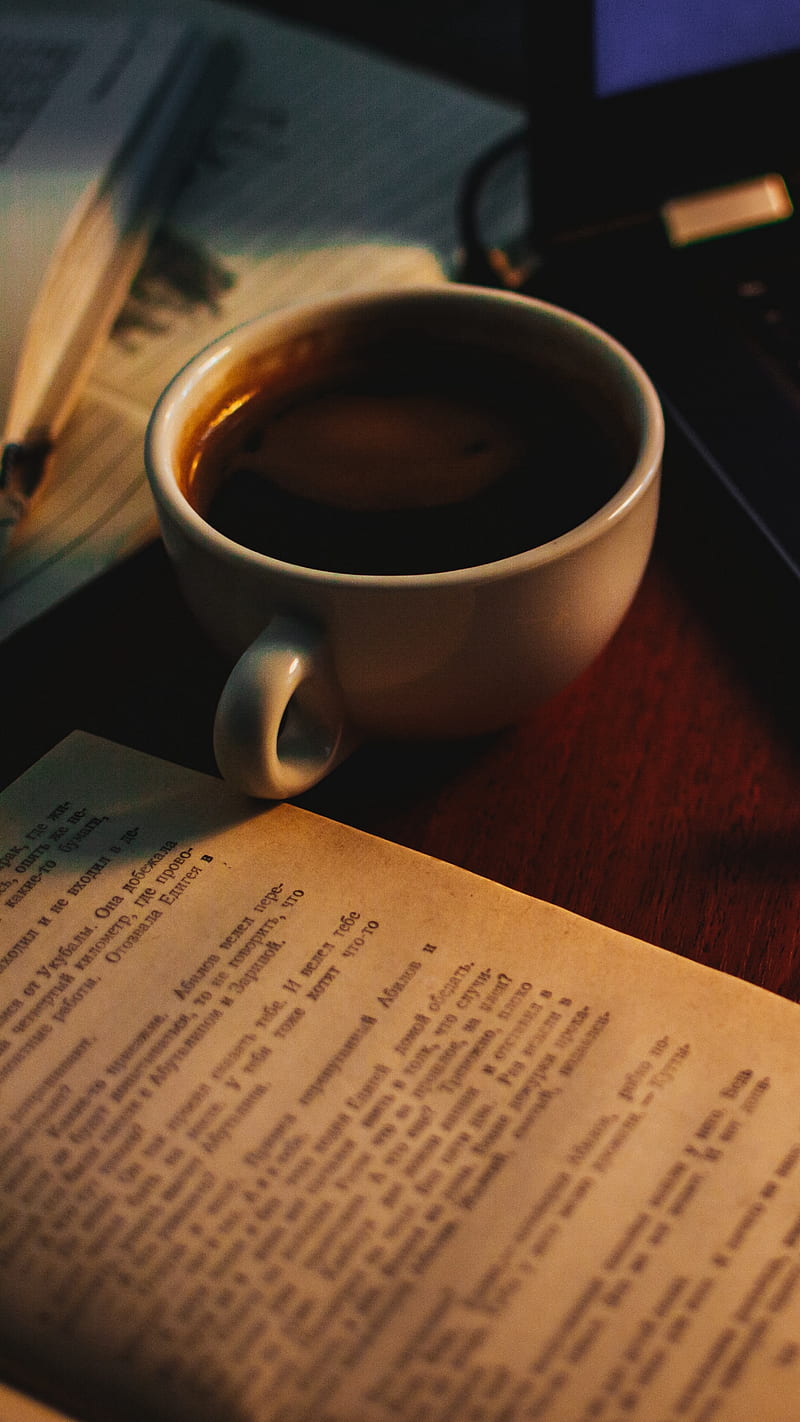 Books, coffee, black cofee, cups, HD phone wallpaper | Peakpx