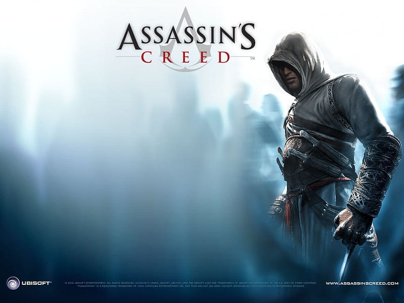 Assassins Creed, altair, assassins creed altair game spiel art render, HD wallpaper