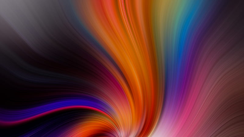 Colorful Abstract Swirl, colorful, abstract, artist, artwork, digital-art, HD wallpaper