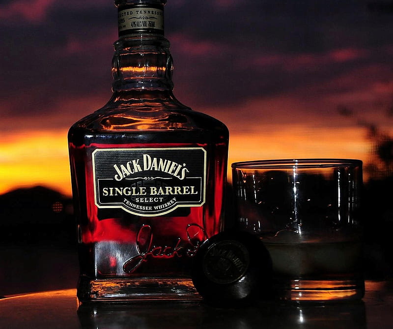 Jack Daniels, alcohol, drink, glass, whiskey, HD wallpaper