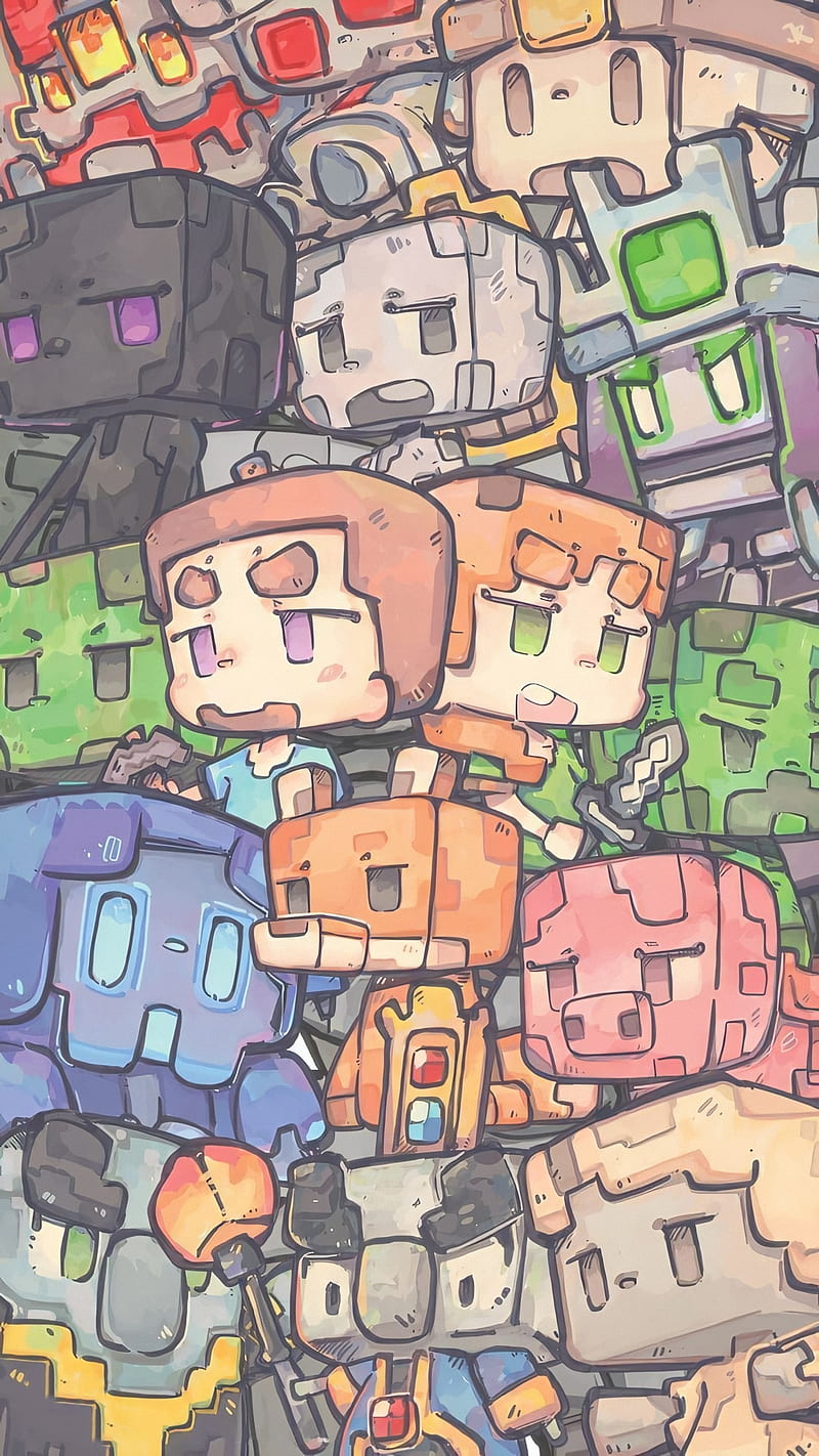 Minecraft Cute, adorable, bonito, pollo, tierno, zombie, HD phone wallpaper  | Peakpx