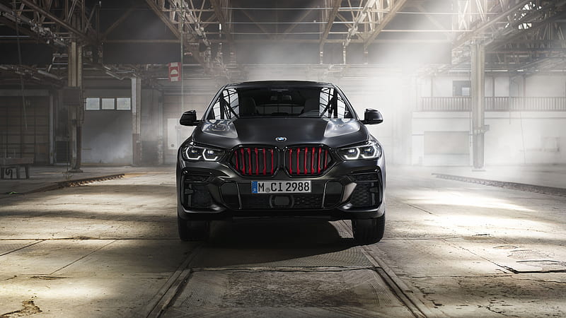 BMW X6 M50i Edition Black Vermilion 2021 Cars, HD wallpaper