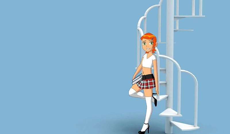 Hot Schoolgirl Gwen, cute, TV Series, School, Cartoons, Cartoon Network,  Ben 10, HD wallpaper | Peakpx