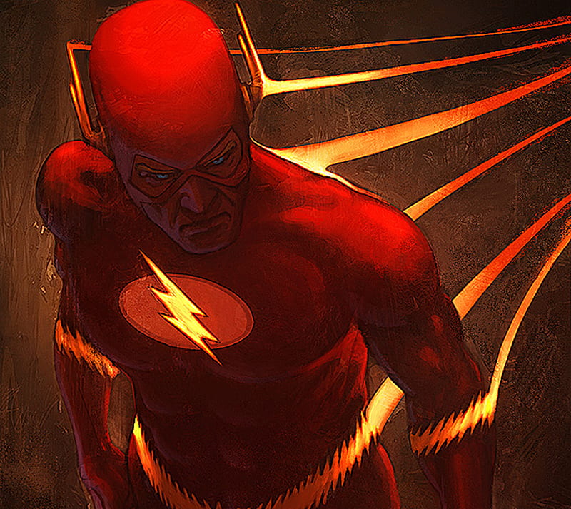 The Flash, comic, drawing, HD wallpaper | Peakpx